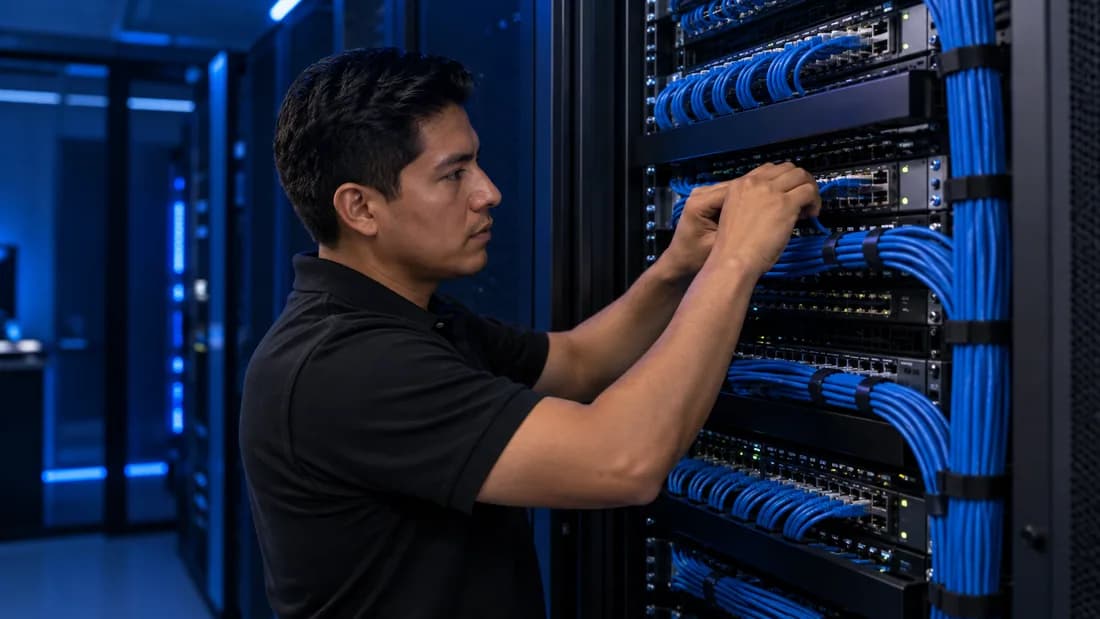 Trabajo técnico en infraestructura de red