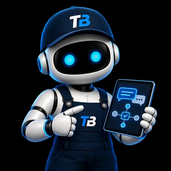 TECHBOT, nuestro asistente robótico de ojos cian